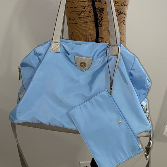 Anne Klein Melissa Weekender Travel Duffle Bag w/ Wristlet & Crossbody Strap VGC - Picture 2 of 16